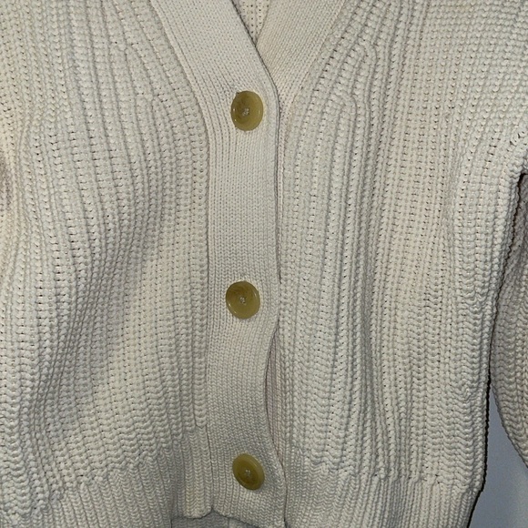 Everlane Cream Cardigan Sweater - Picture 2 of 6